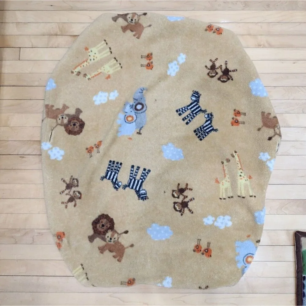 Lambs & Ivy Safari Express Animal Train Nursery Set Comforter Crib Sheet Wall